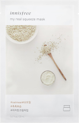 Innisfree My Real Squeeze Mask - Oatmeal(20 ml)