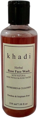 

Khadi Herbal Rose face ( Praben & Sulphate Free ) Face Wash(210 ml)