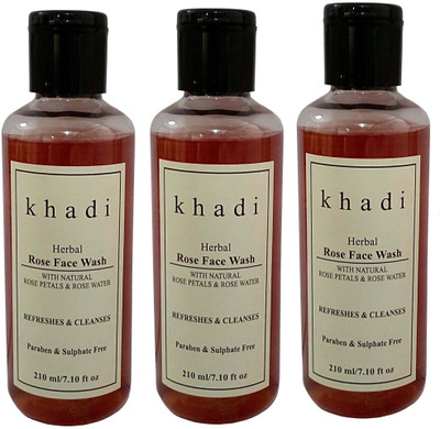 

Khadi Herbal Rose face ( Praben & Sulphate Free ) Face Wash(630 ml)