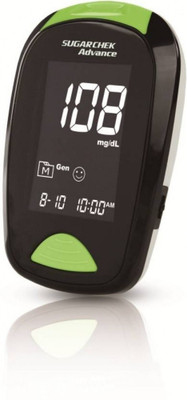 

SugarChek Advance (Free 10's Strips) Glucometer(Black)