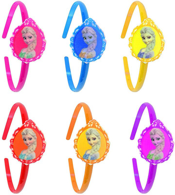 

INAAYA Barbie Print Hair Band For Birthday Party For Women And Girls,Multicolor, Set of 6, Pack Of 1 Head Band(Multicolor)