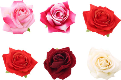 

Sanjog Vintage Rose Flower Clip and Brooch Hair Pin(Multicolor)