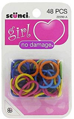 

Scunci Girl Mini No Damage Elastics Hair Band(Multicolor)