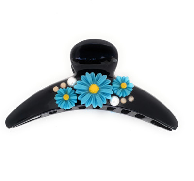 

Preet Art Jewellery Korean Plastic Big Butterfly 1 Pis Hair Clip(Blue, Black)