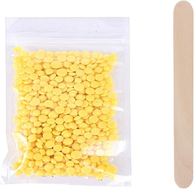 

Natural Milky cream No pain Hard wax beans stripless wax hair removal katori wax brazillian bikini hot wax Wax(100 g)