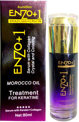 

AuraSkin Enzo Keratin Hair Serum With Argan Oil Morocco For Hair(80 ml)