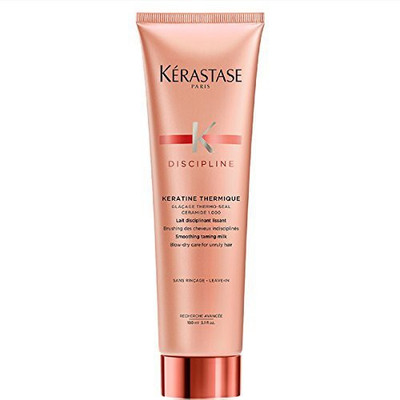 

Kerastase Discipline Keratine Thermique Smoothing Taming Milk Anti-Frizz, 5.1 Ounce(150.83 ml)