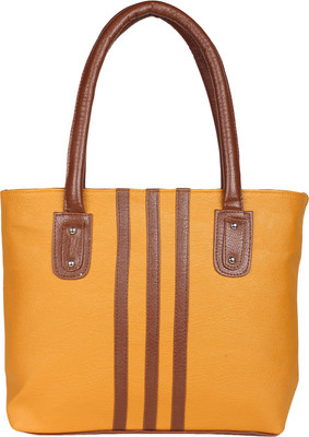 

ELLI FASHION Shoulder Bag(Yellow, Brown), Brown;yellow