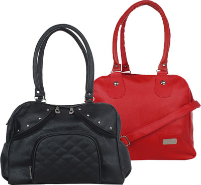 

Element Cart Hand-held Bag(Black, Red)
