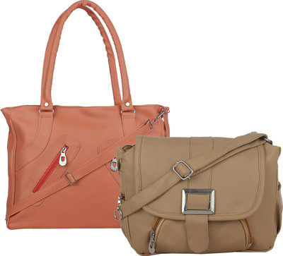 

Fillin Cart Sling Bag(Tan, Beige), Beige;tan
