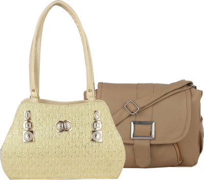 

Element Cart Sling Bag(Beige, Brown)