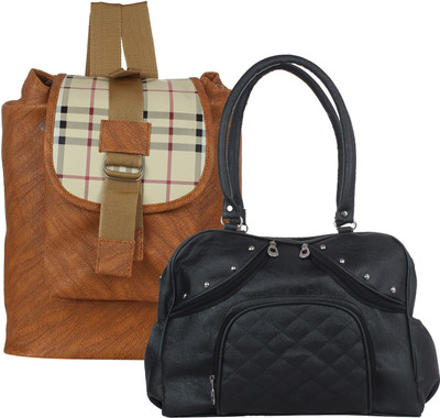 

Fillin Cart Women Casual, Evening/Party Black, Brown PU Shoulder Bag