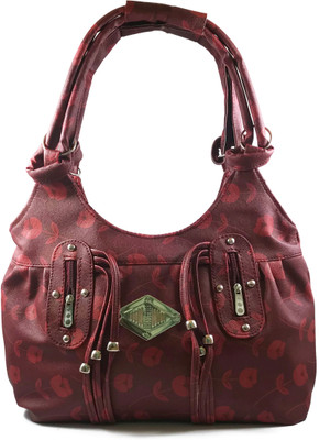 

Ferishta Hand-held Bag(Maroon)