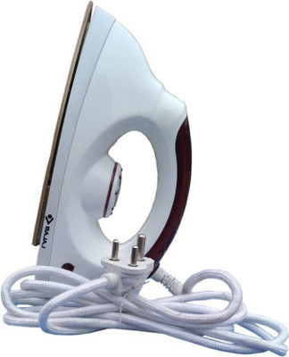 

Bajaj ESTEELA Dry Iron(White, Maroon), Maroon;white