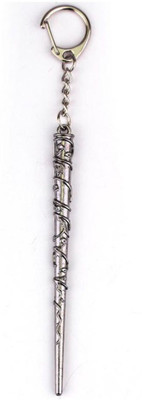 

Manishiwani Harry Potter Hermonie Granger Wand 3D Logo Metal Locking Key Chain Key Chain