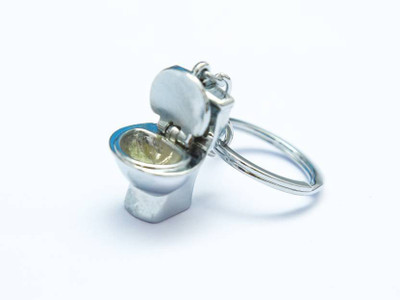 

Manishiwani Matelic Silver Stylish Pot Key Chain (Silver) Key Chain