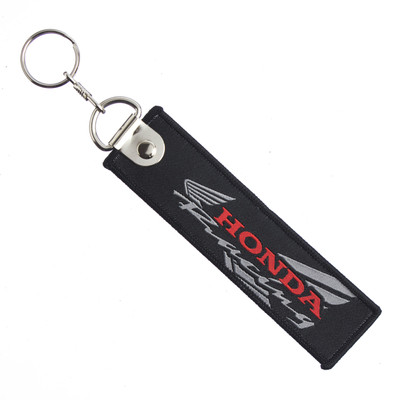 

Techpro Doublesided Black Cloth with Honda Key Chain(Multicolor)