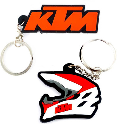 

ShopTop Combo keychain of 2 ( Helmet and KTM logo ) Key Chain