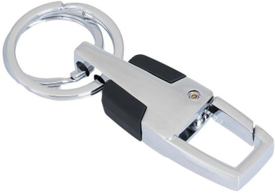 

Manishiwani Metal Hook And Double Ring Keychain Key Chain