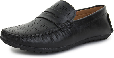 

TRASE Boys Slip on Loafers(Black