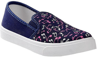 

Dayz Girls Slip on Sneakers(Blue, Blue;pink