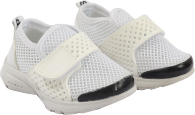 

FEETWELL Boys Velcro Clogs(White, Wht