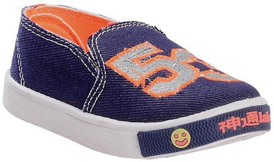 

Dayz Boys & Girls Slip on Walking Shoes(Blue, Blue;orange