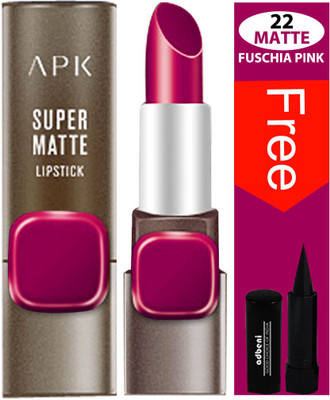 APK Super Lipstick PK47-22(Fuschia Pink, 3.8 g)