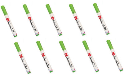 

Cello 10,Whitemate Pen(Set of 10, Green)