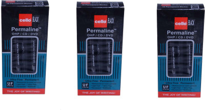 

Cello 30,Permaline CD Marker Pen(Set of 30, Black)