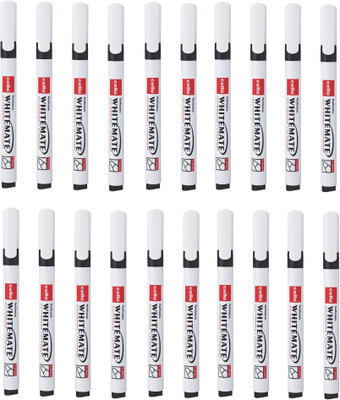 

Cello 20,Whitemate Pen(Set of 20, Black)