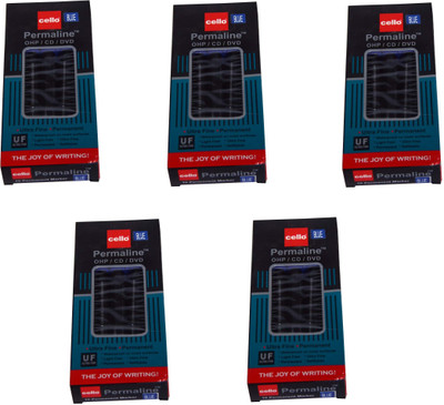 

Cello 50,Permaline CD Marker Pen(Set of 50, Blue)