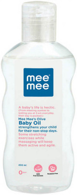 MeeMee Olive Baby Oil With Fruit Extracts 200 Ml(200 ml)