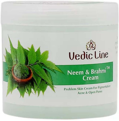

Vedic Line Neem & Brahmi Cream For Pigmentation Acne & Open Pores(100 ml)