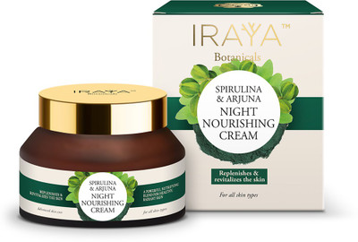 

Iraya SPIRULINA & ARJUNA NIGHT NOURISHING CREAM - 50 GM(50 ml)