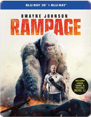Buy Rampage Steelbook Blu Ray 3d Blu Ray 2 Disc 3d Blu Ray