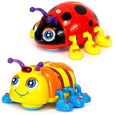 

Toyshine 2 Pc Smart Beetle toy with Music Flashing Lights, Real Dancing Action(Multicolor)