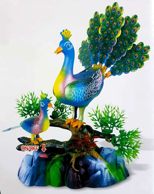 

Hytech Peacock Musical Toy With Moving Mouth & Wings And Sweet Sound(Multicolor)