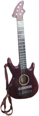

HALO NATION 6 String Entry Level Light weight Musical Guitar toy (29 inches)(Brown)