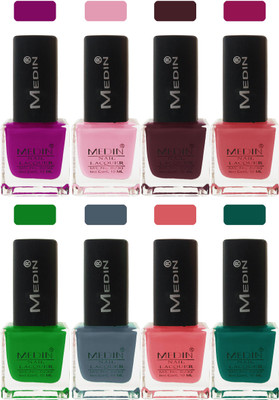 

Medin nail polish multicolor 9(Pack of 8)