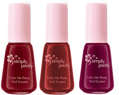 

Avon Color Me Pretty Nail Enamel (luscious cherry - maroon magic - cranberry)(Pack of 3)