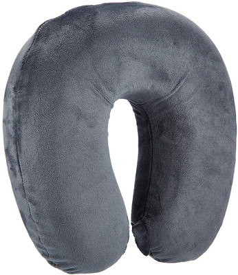 

orthowala Memory Foam neck pillow for travel Grey Neck Pillow(red)