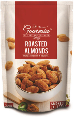 

Gourmia Roasted Smoked Jalapeno Almonds(200 g, Pouch)