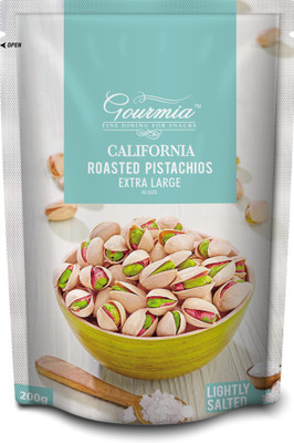 

Gourmia California Roasted Extra Large Lightly Salted Pistachios(200 g, Pouch)