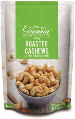 

Gourmia Roasted Cashews Tangy Masala Cashews(200 g, Pouch)