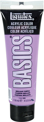 

Liquitex BASICS Acrylic Paint 4-oz tube, Brilliant Purple(Set of 1, Purple)