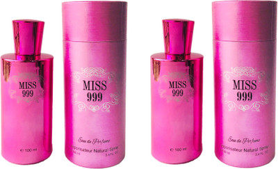 

Ramco Miss 999 Perfume 100ML Each (Pack of 2) Eau de Parfum - 200 ml(For Women)