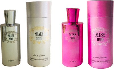 

Ramco Silver and Miss 999 Perfume 100ML Each (Pack of 2) Eau de Parfum - 200 ml(For Men & Women)