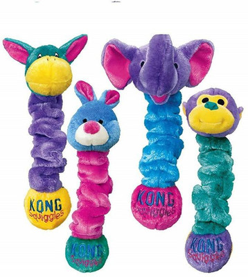 

Kong Kong Squiggles Medium Assorted Pack of 1 Rubber Squeaky Toy For Dog