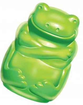 

Kong Kong Medium Squeezz Jels Frog Dog Toy (Color May Vary) Rubber Squeaky Toy For Dog